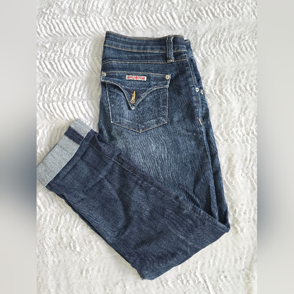 Womens Hudson Size 28 Cuffed Jeans